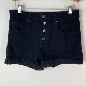 ✨3/$25✨ Dynamite High Waisted Black Jean Shorts - 27